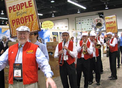 High Society "Marching Band" playing for Bob (Bob's Redmill) at the Anaheim CC.  New Orleans style marching jazz band