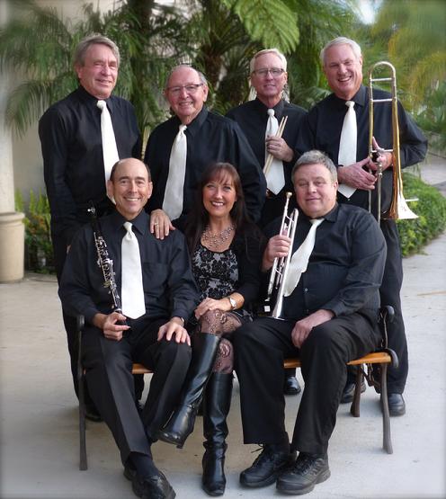 High Society Jazz Band with Janet Hammer at the San Diego Jazz Festival, Thanksgiving weekend, 2013